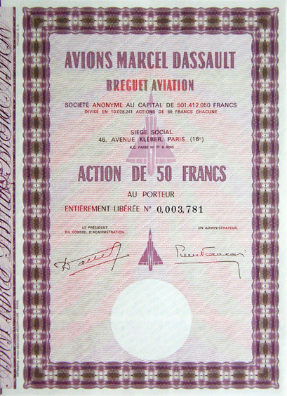 Avions Marcel Dassault/Breguet Aviation, 1971